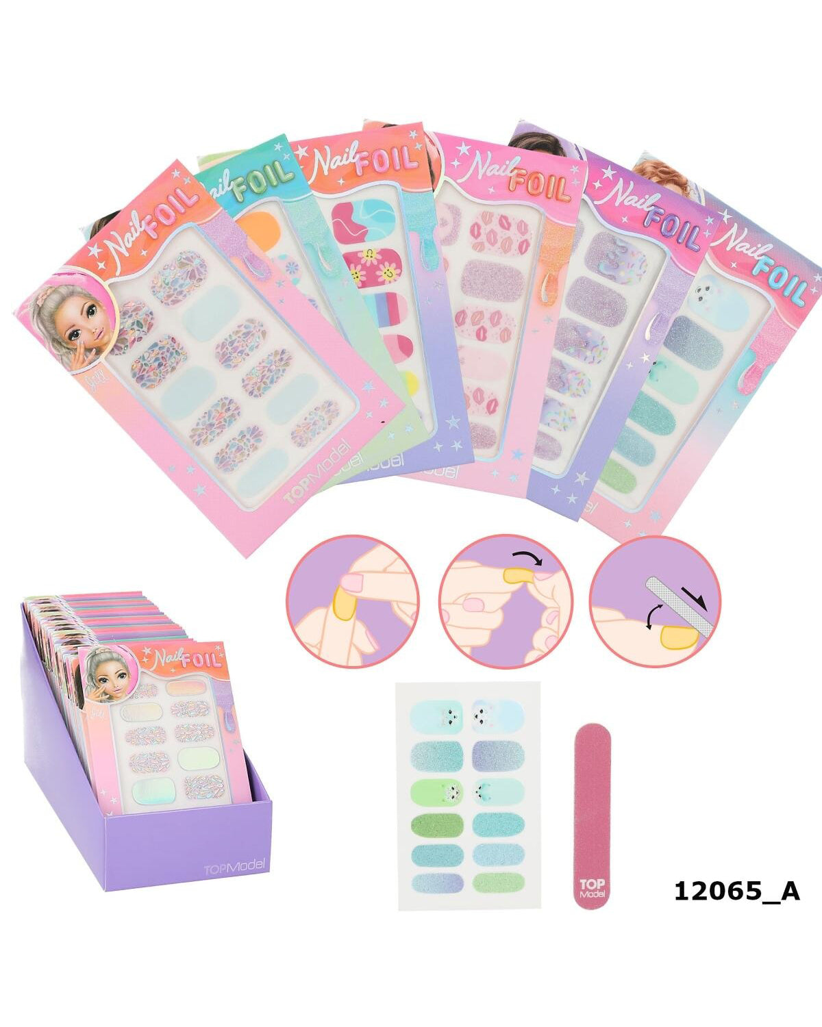 TopModel Nail Foil and File Set