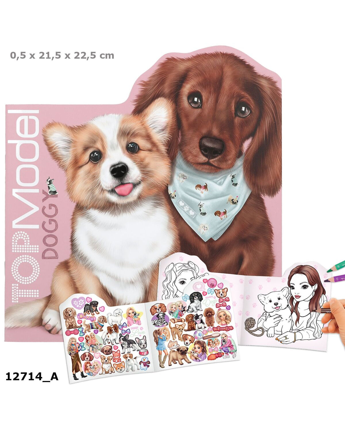 TOPModel Malebog Hunde DOGGY