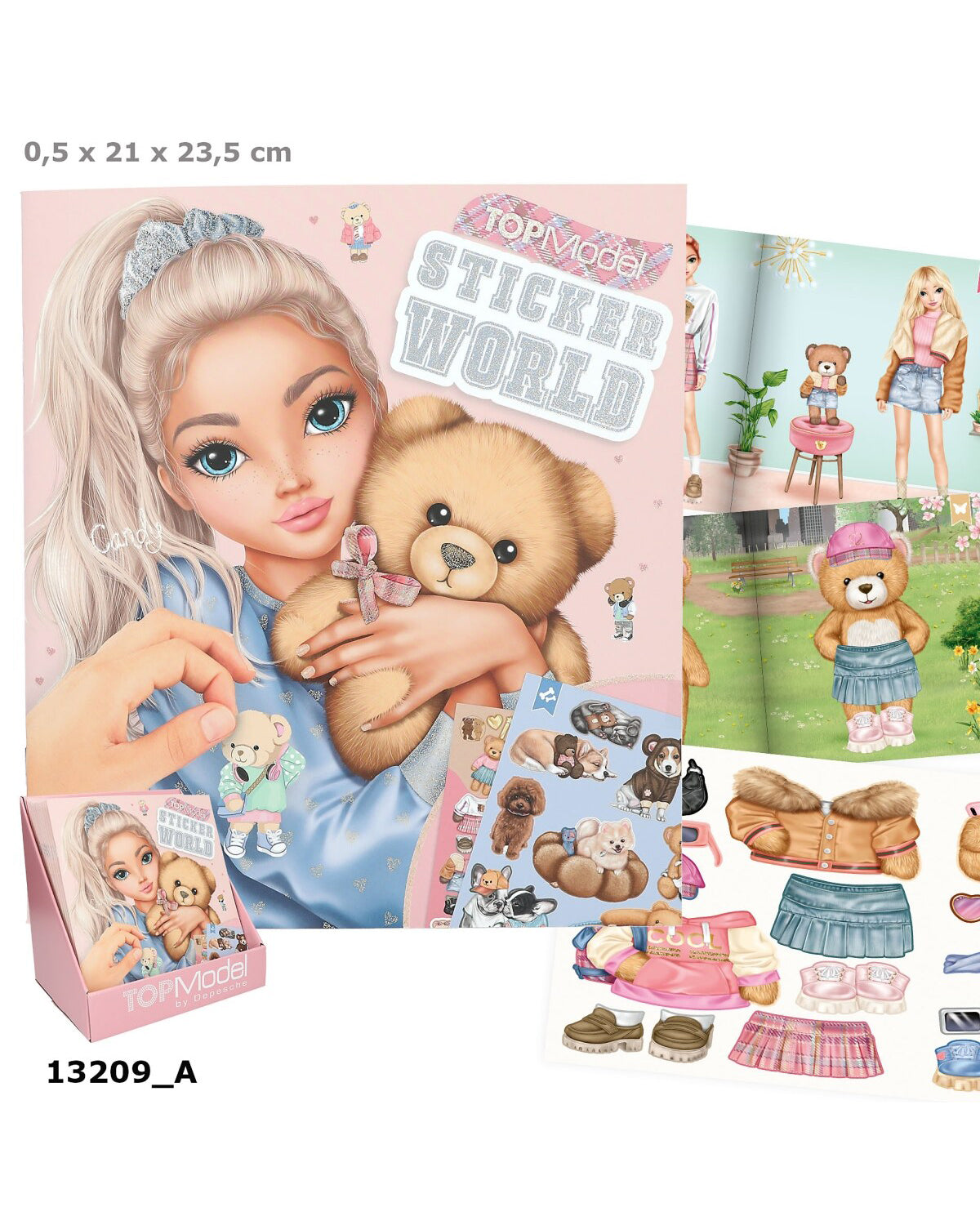 TOPModel Stickerworld TEAM TEDDY