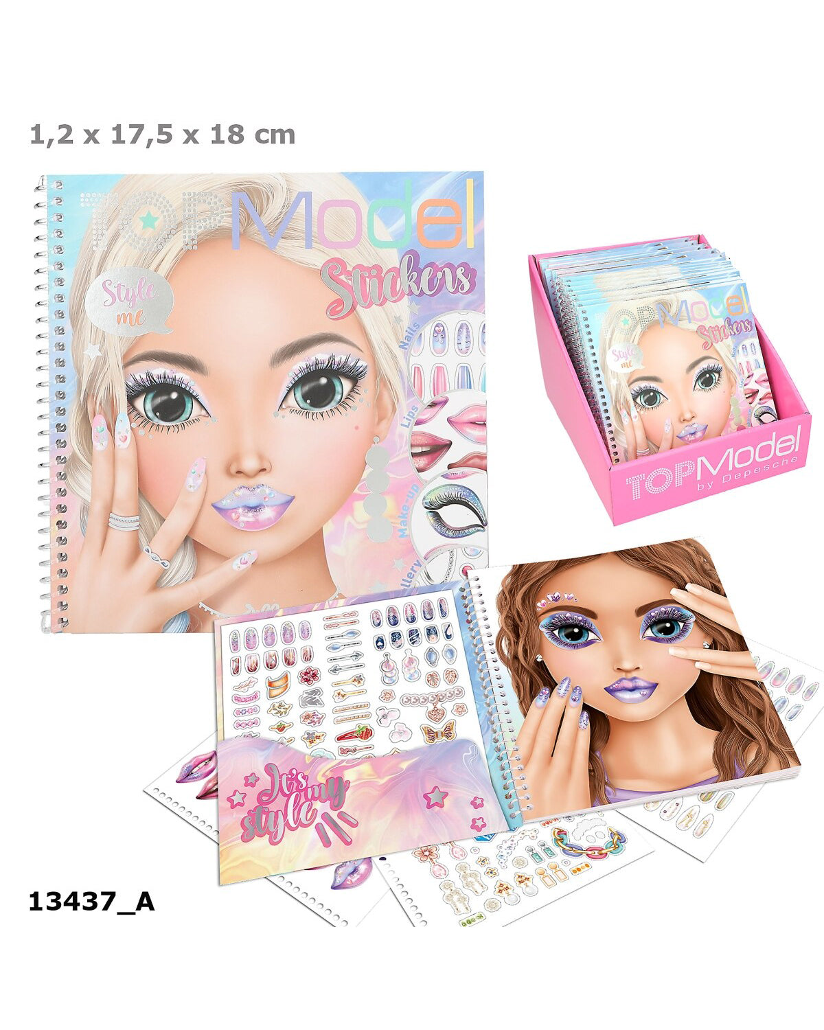 TOPModel Dress Me Up Face Stickerbog