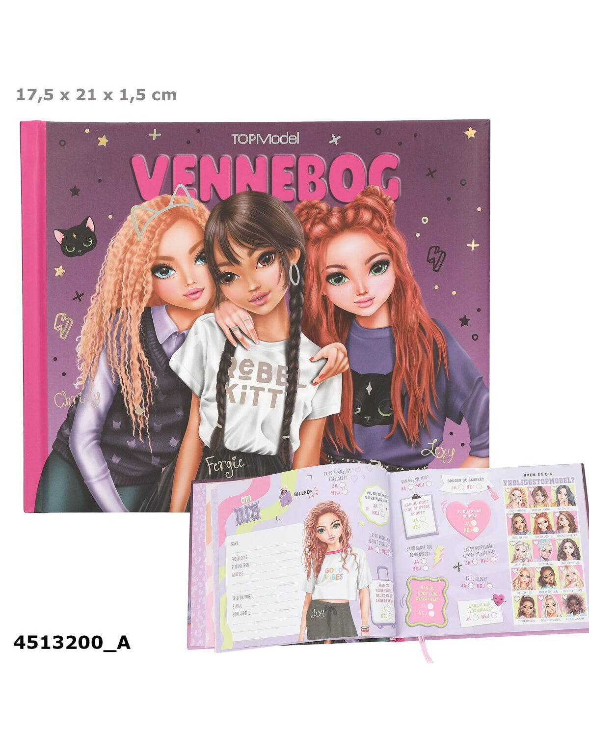 TOPModel Friend Book REBEL KITTY