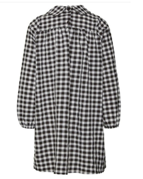 Sort/hvid - Black - vero moda girl - kjole - 10299019