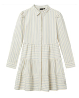 Offwhite - Turtledove Ashley Blue stribes - name it - kjole - 13226238