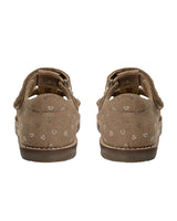 Brun Sofie Schnoor flæse sandal - sølv hjerter - P251807-7016