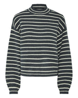 Mørkeblå - Ombre Blue - PIECES - Strik - 17153836