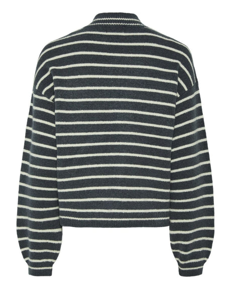 Mørkeblå - Ombre Blue - PIECES - Strik - 17153836