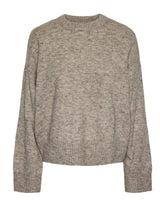 Beige - Irish Cream - PIECES - Striktrøje - 17154357