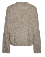 Beige - Irish Cream - PIECES - Striktrøje - 17154357