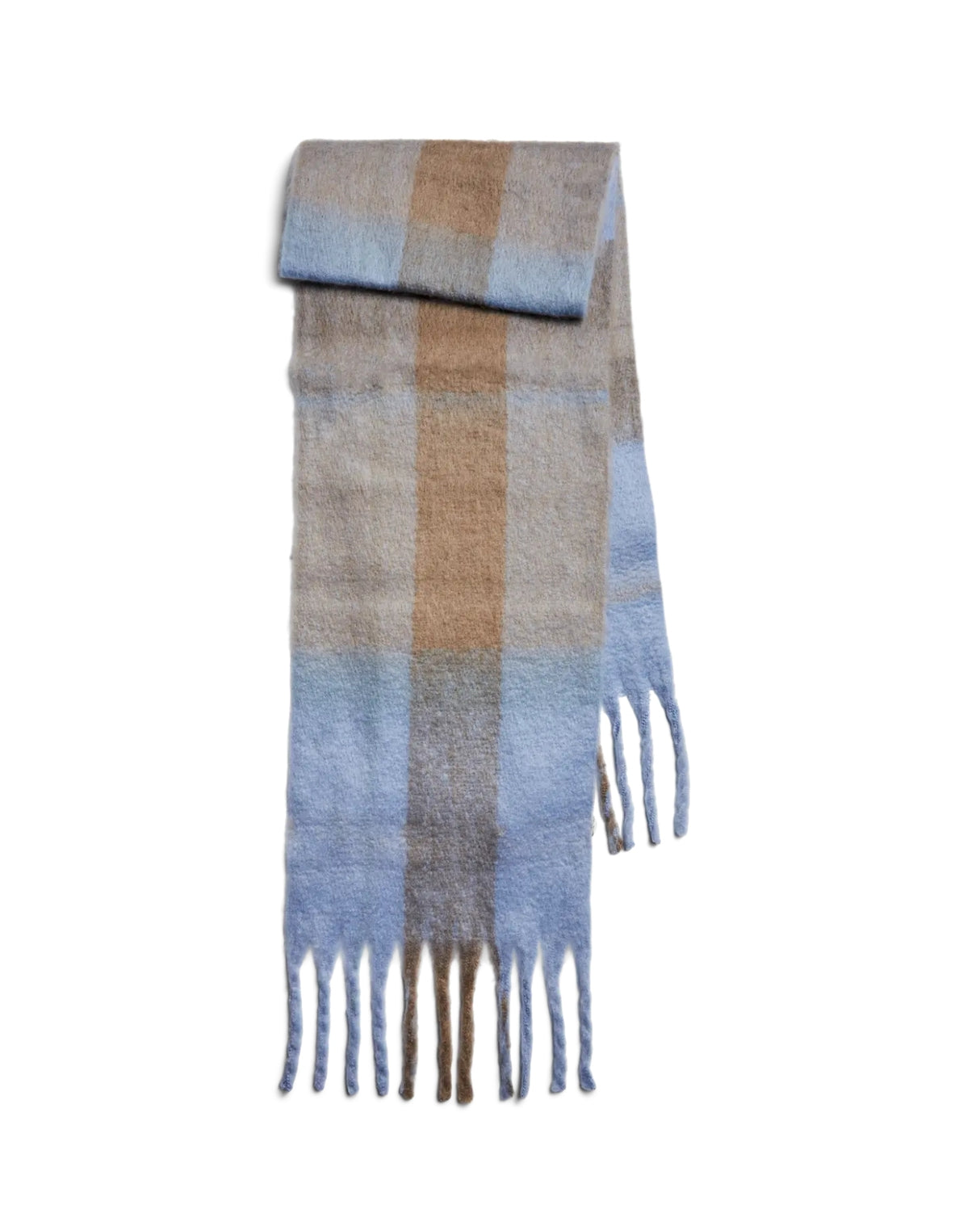 Blå & brun - hydrangea soft chamb - Pieces - halstørklæde - 17155329