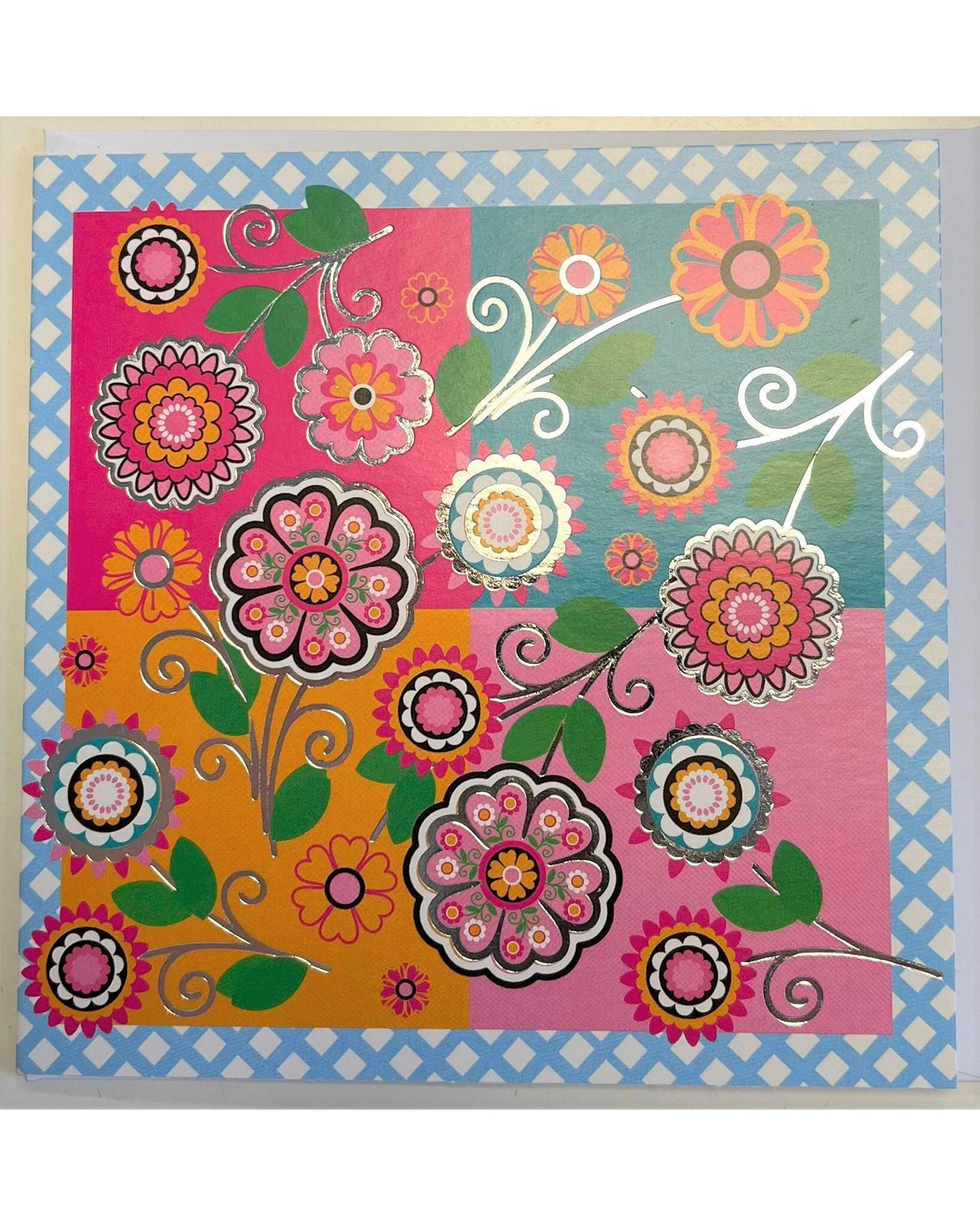 Card double with envelope 12x12cm