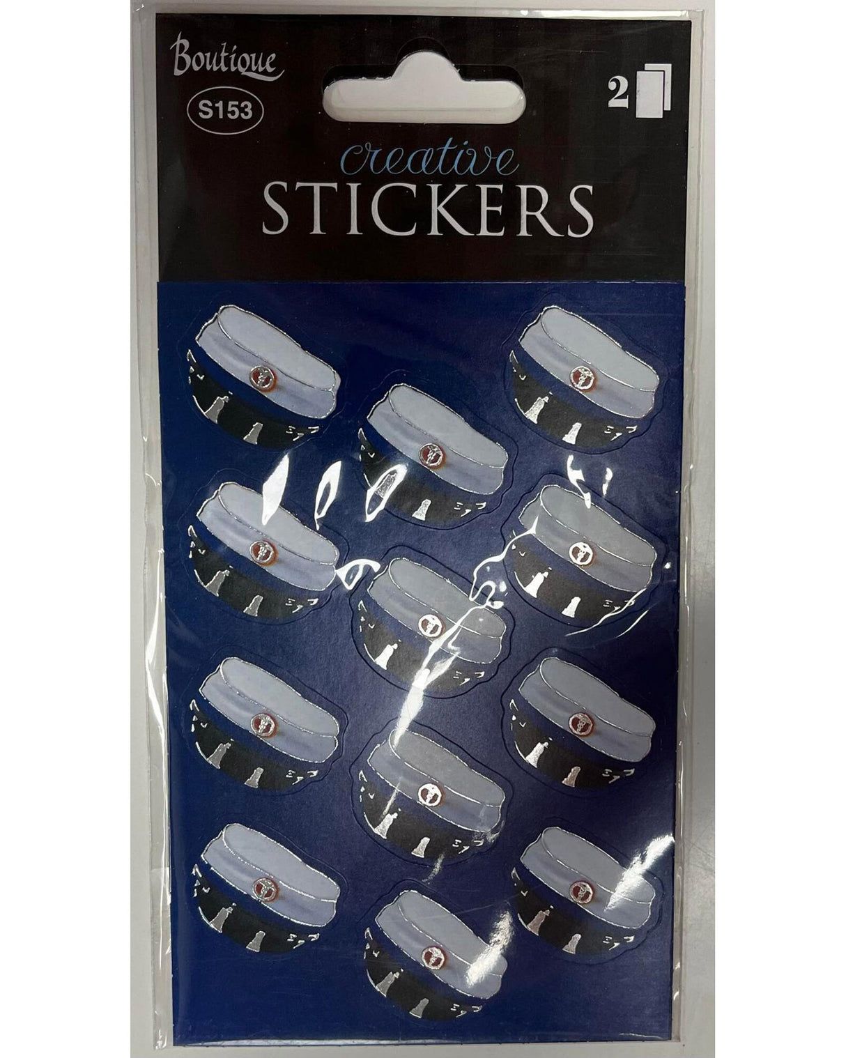 Stickers Eksamen 2 ark - 24 stickers