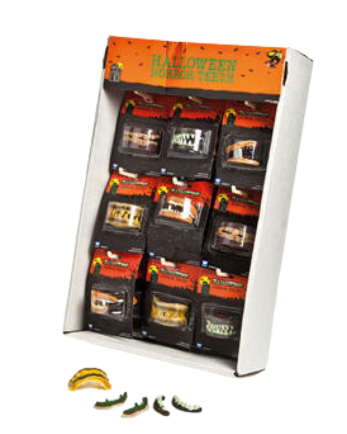 Halloween gebis – 4X8CM, 1/BLI