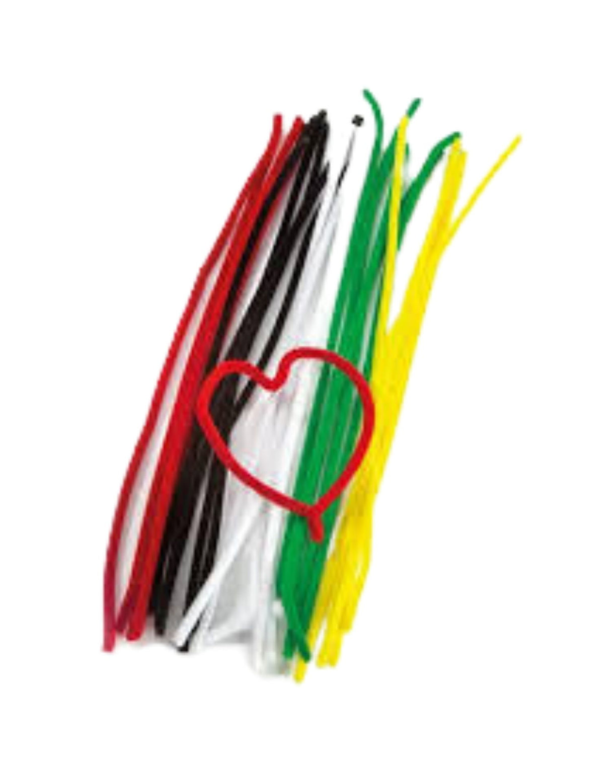 Phenille piberensere 30cm 25 stk ass