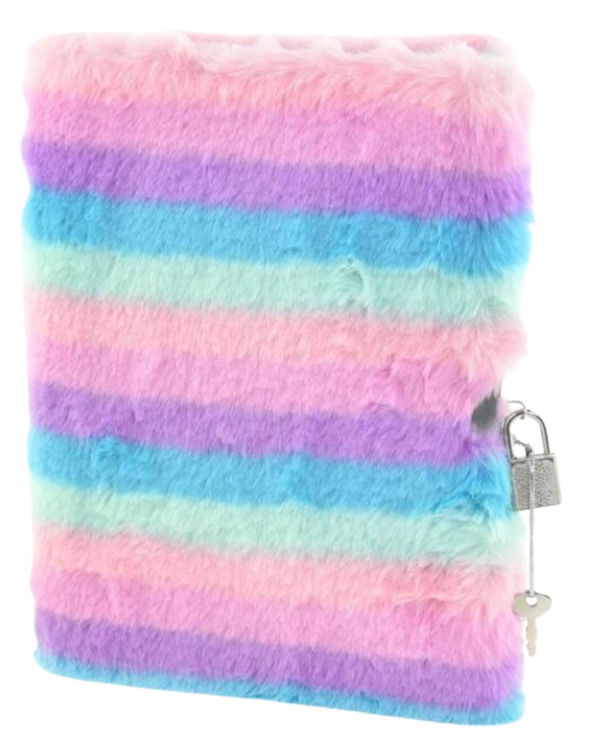 Dagbog Fluffy med lås 80 sider 21x16cm