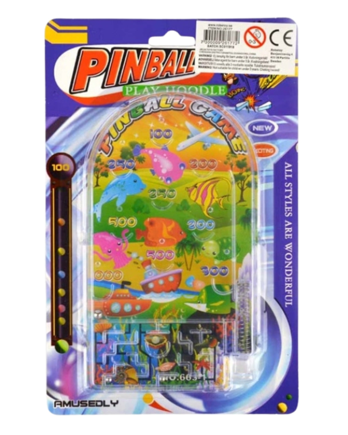 Pinball Maze 2ass 16cm