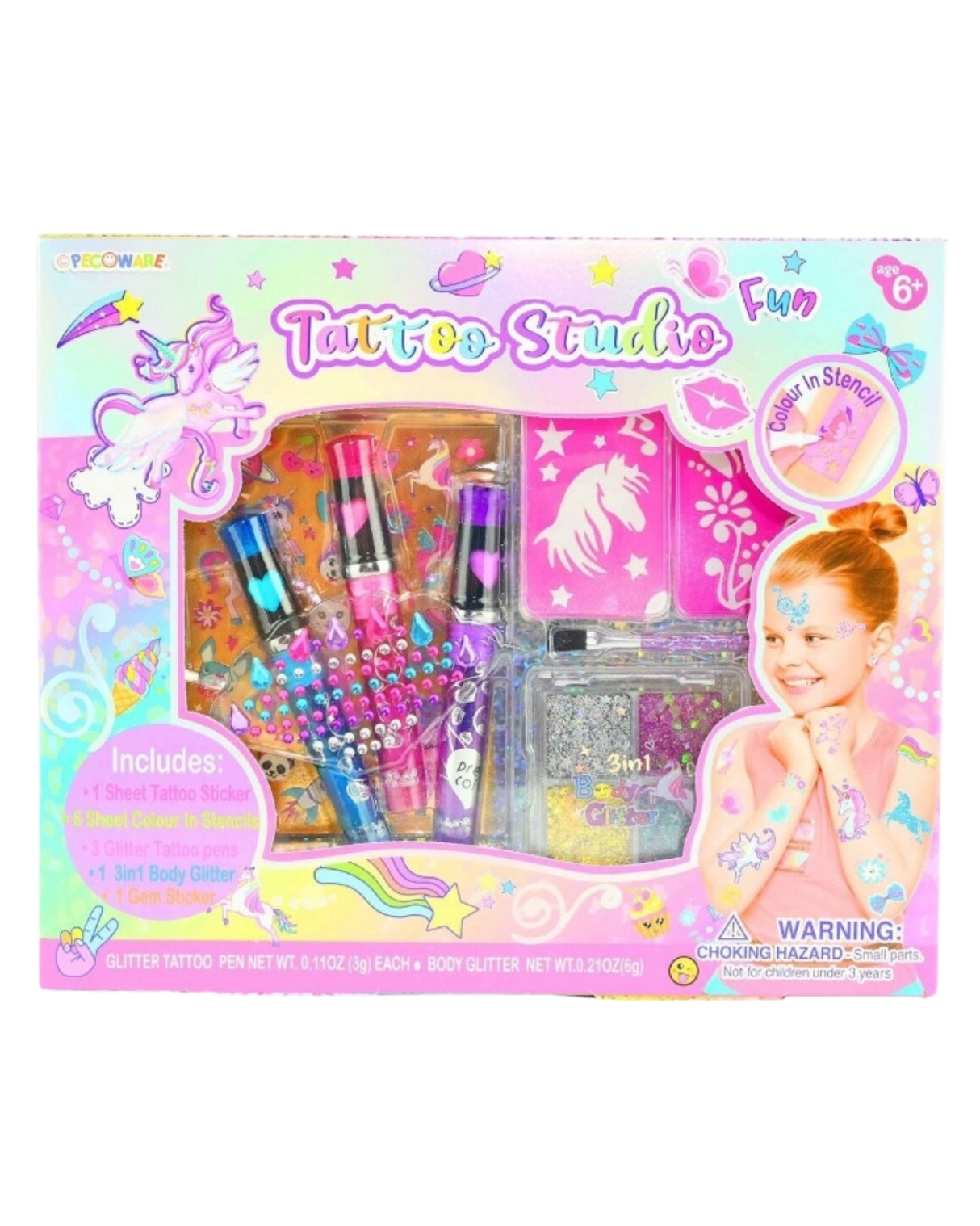 Tattoo sæt SET 12pcs 25cm