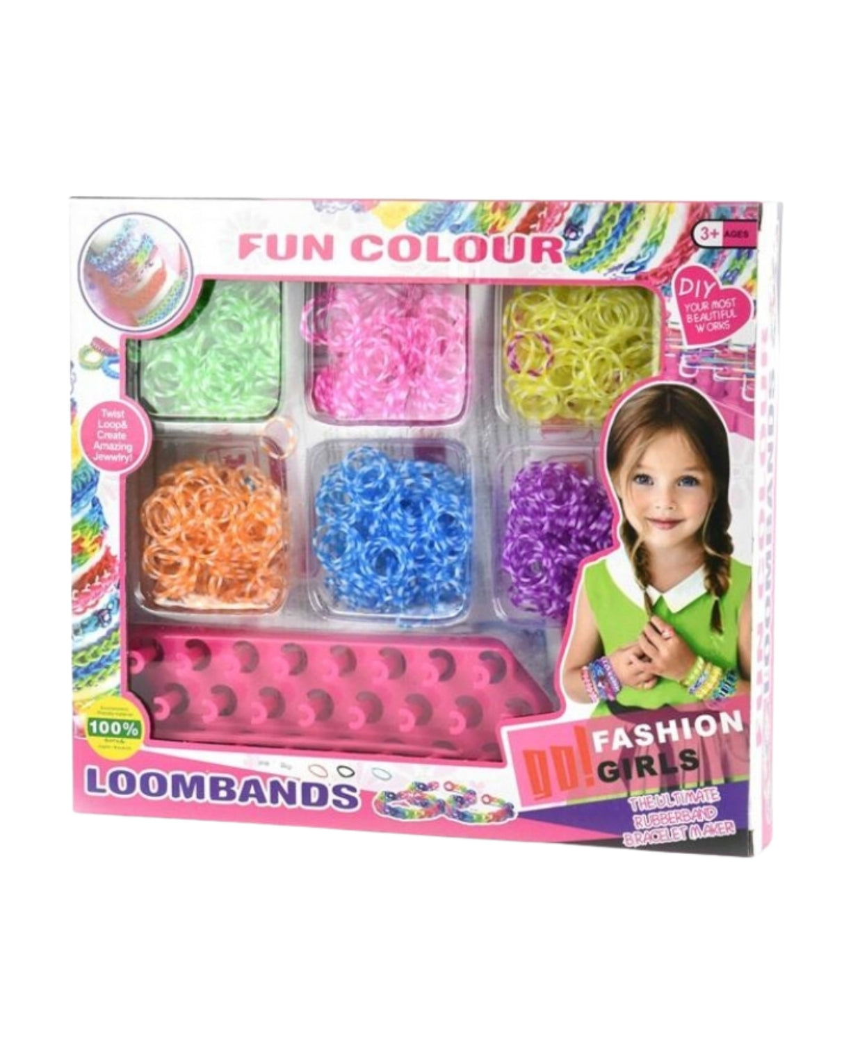Loom bands sæt 1200 dele