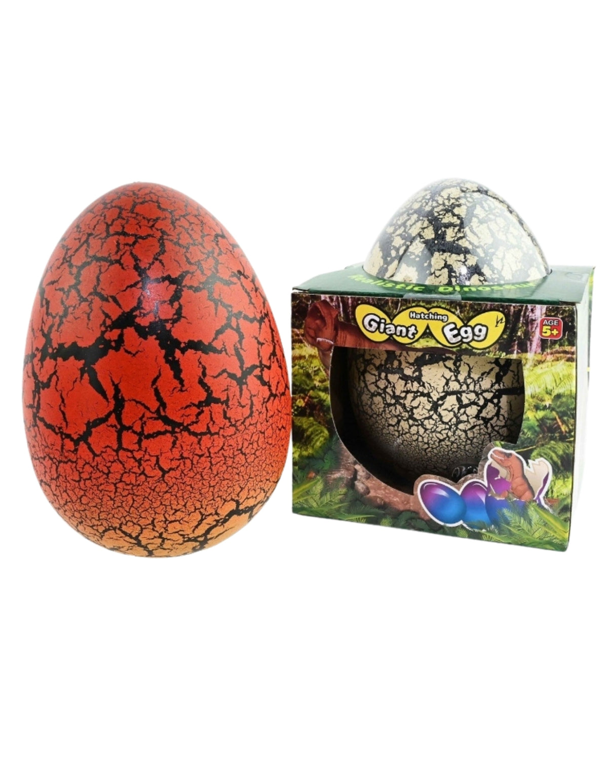Growing egg dino choose between 2 ass 18cm