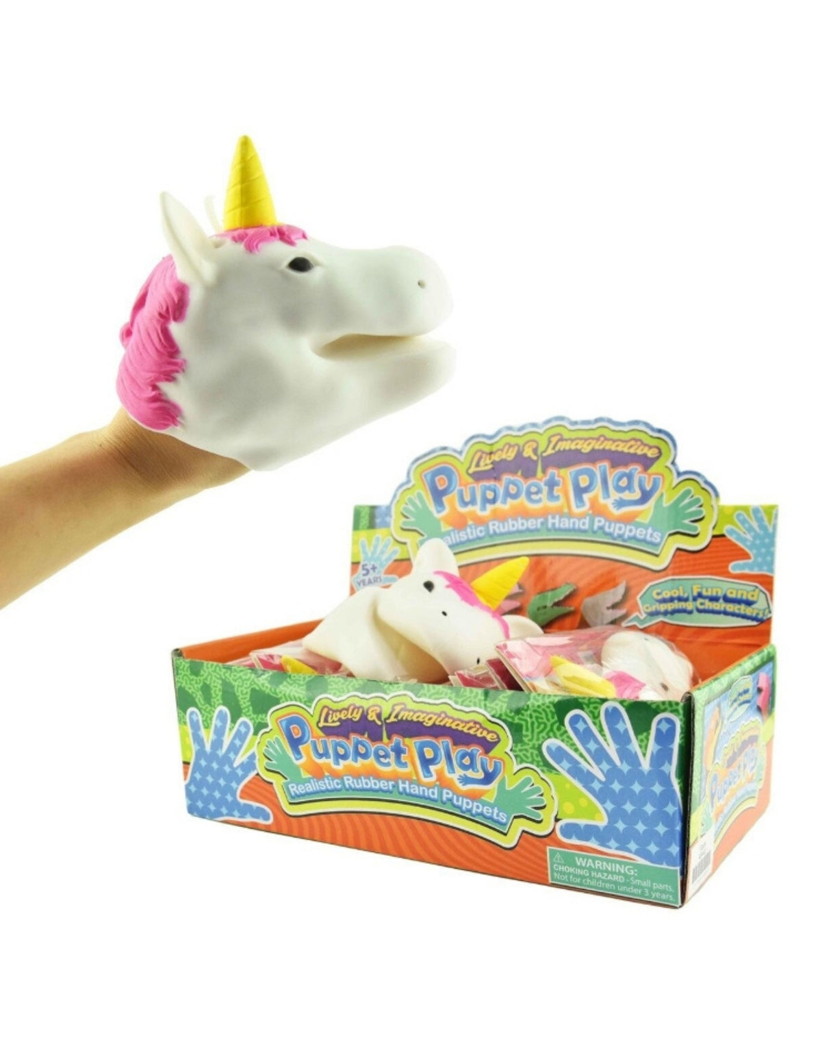 Hånddukke Enhjørning 15cm