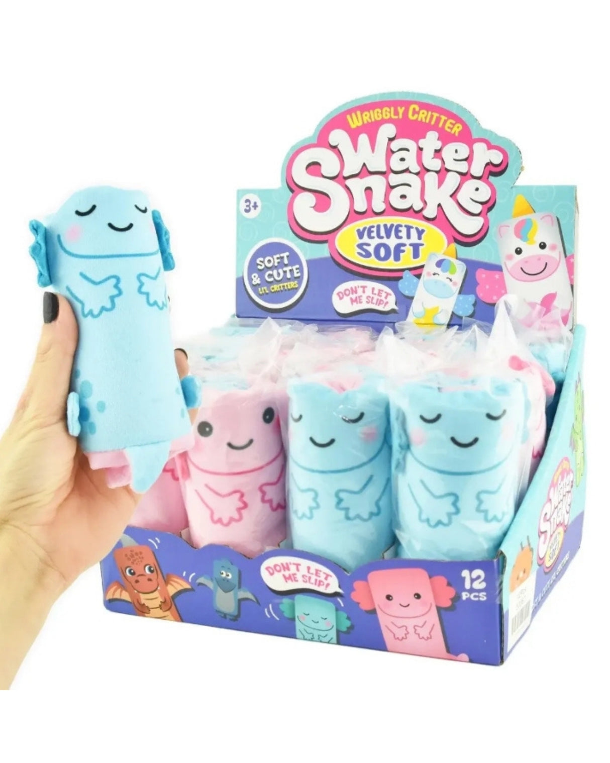 Water snake velvet 14cm 1pc