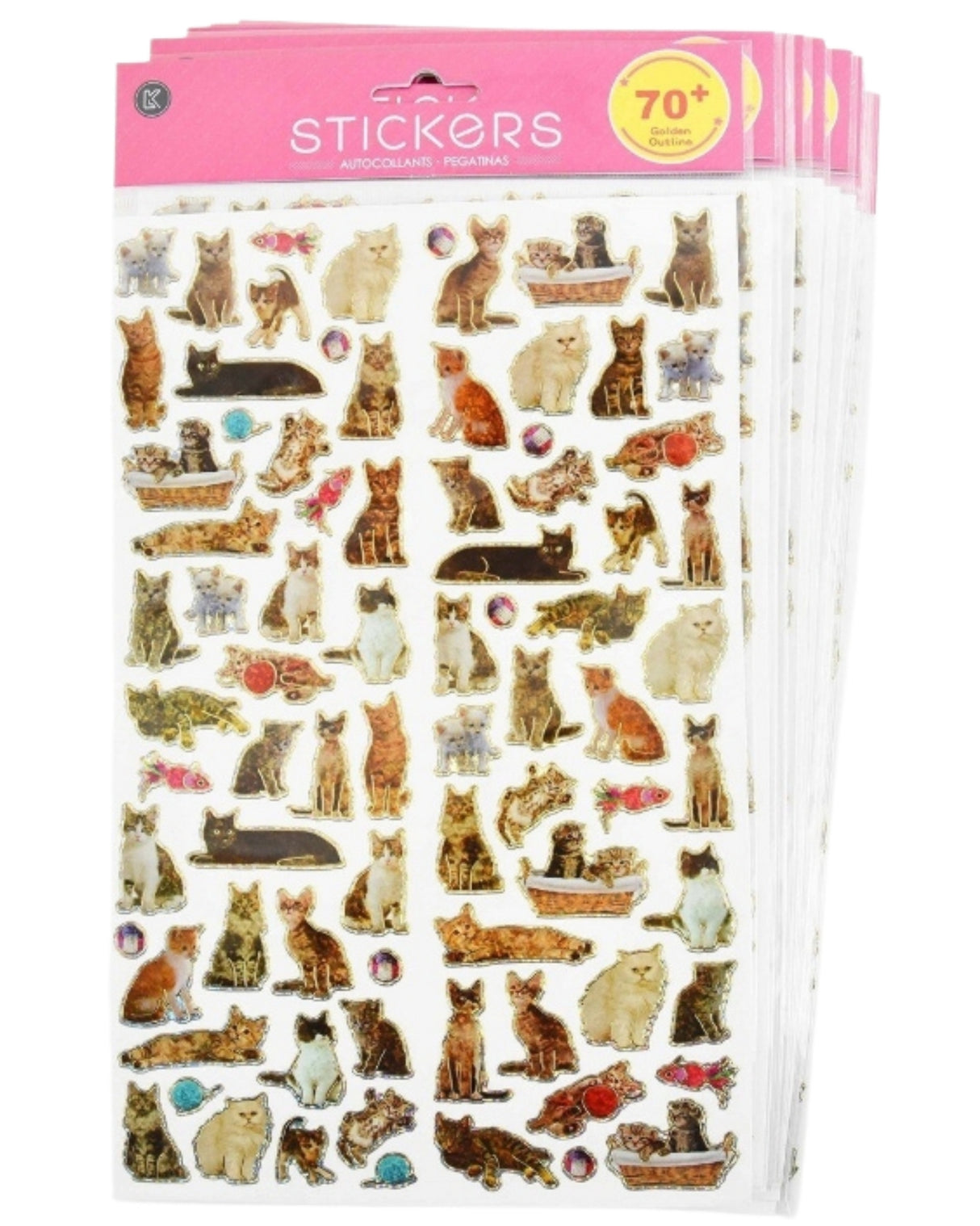 Stickers med katte 34,5cm