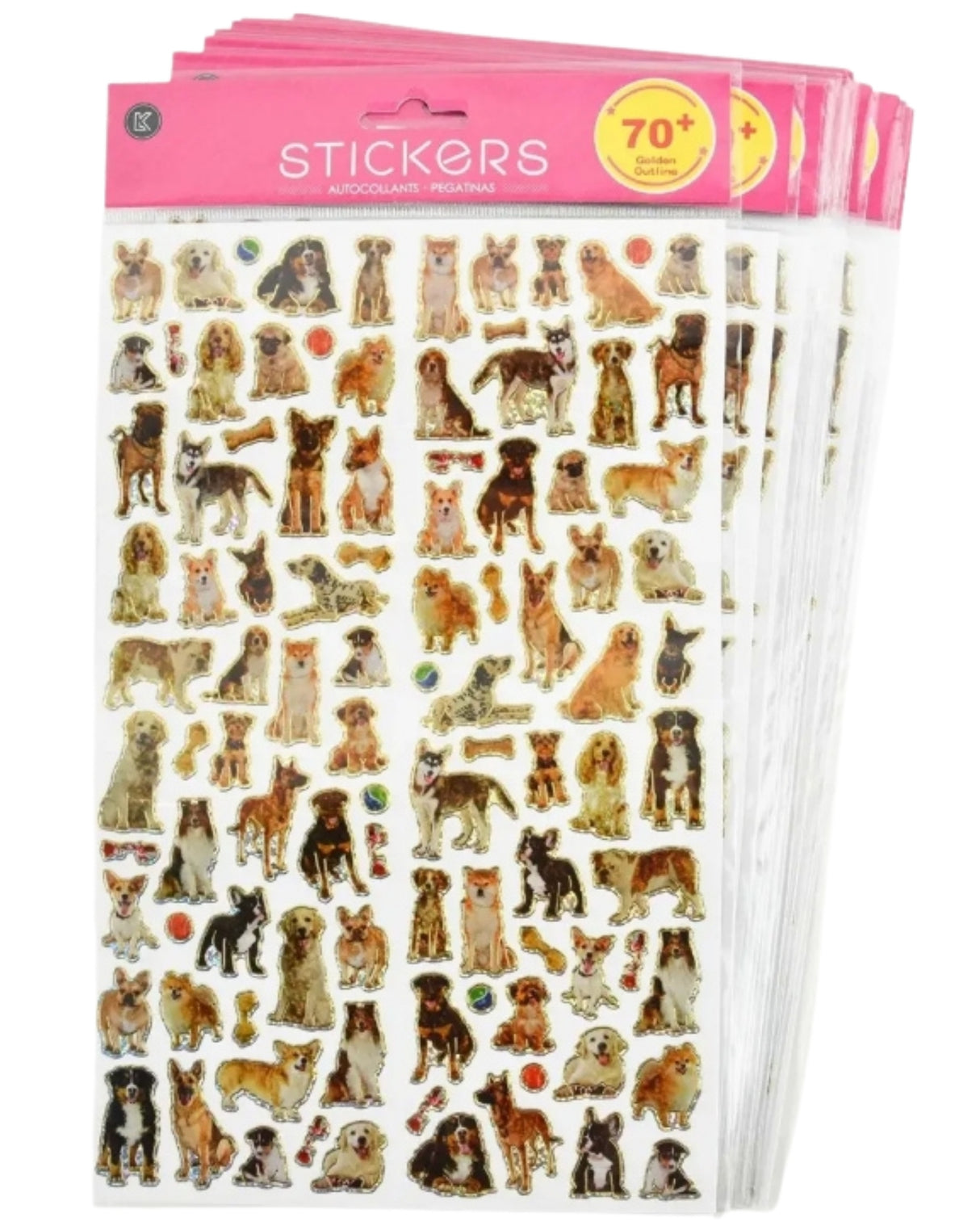 Stickers med hunde 1 ark