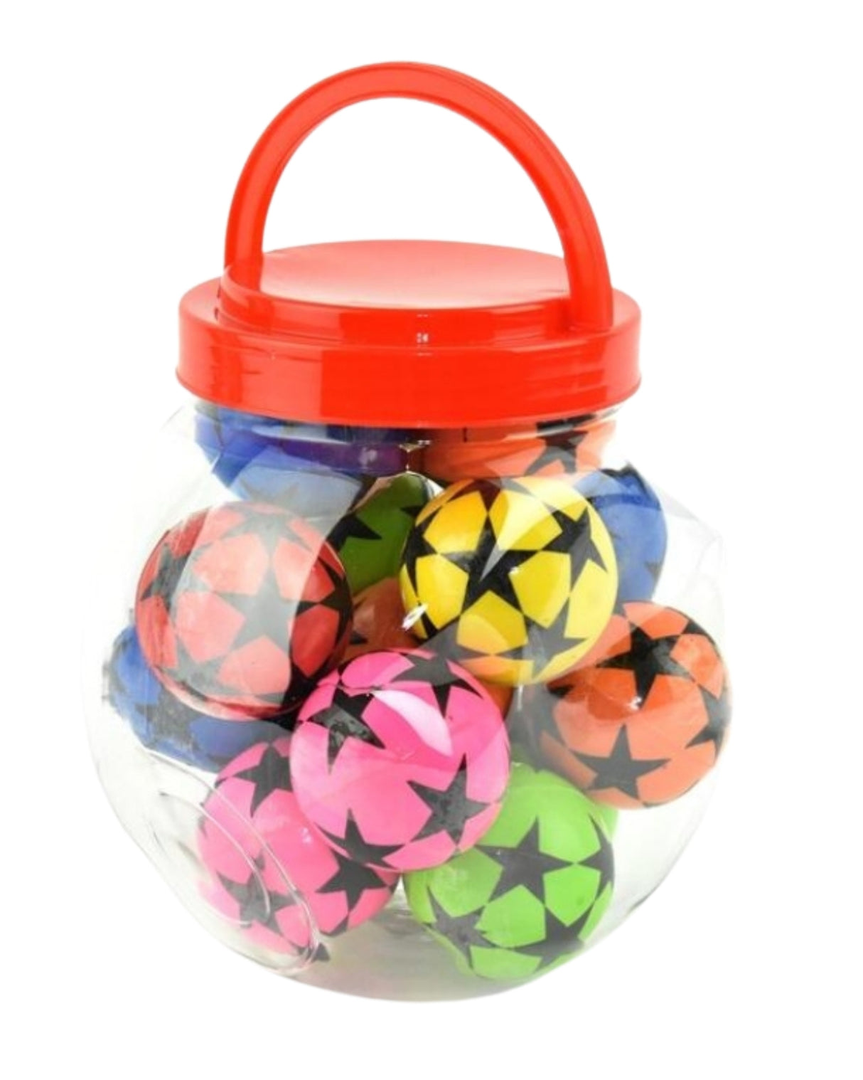 Hoppebold med stjerner 6cm