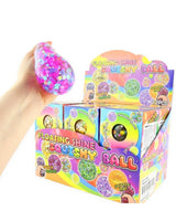 Squeeze bold glitter - vælg mellem 4ass 6 cm.