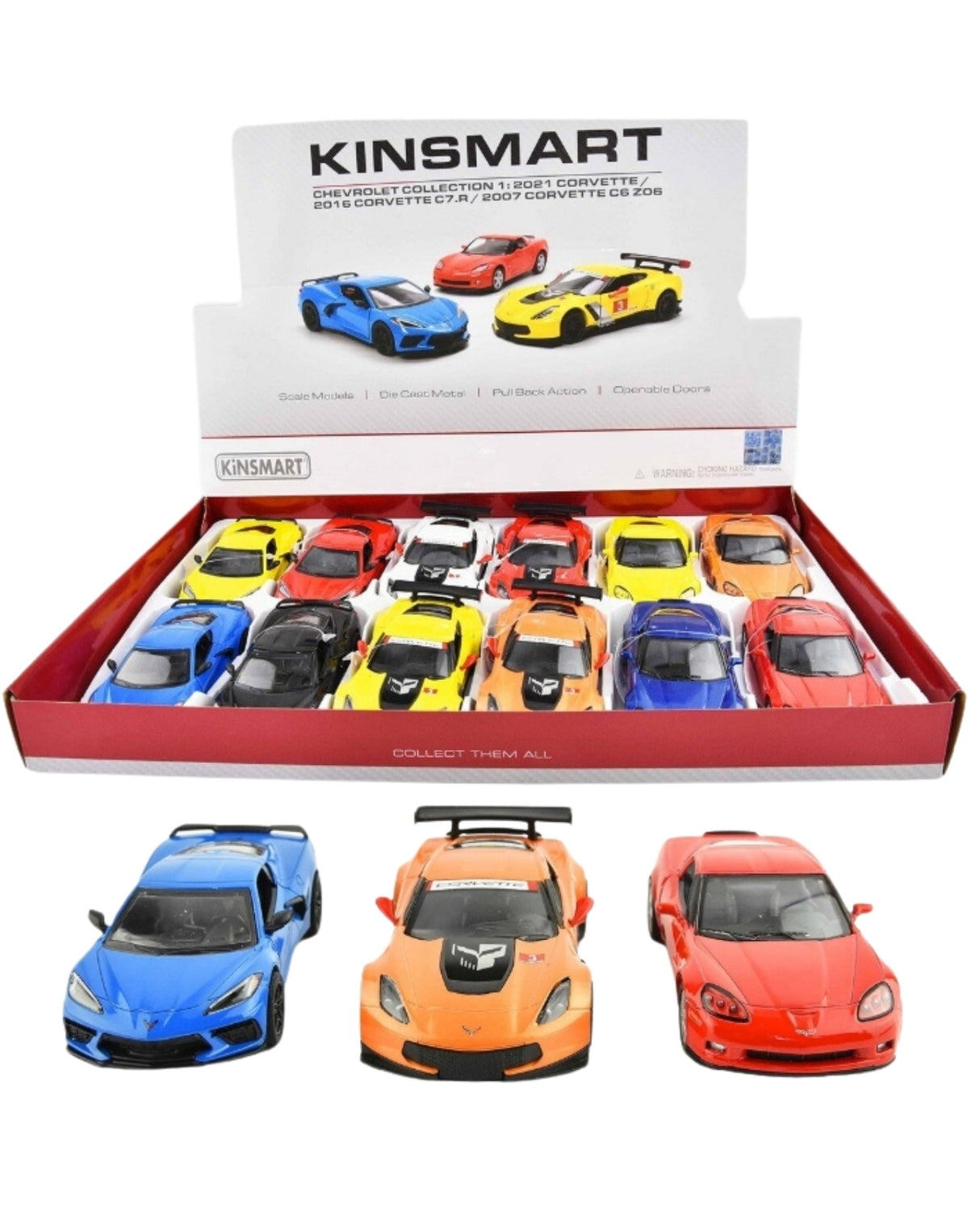 Car - Chevrolet - choose between 3 models - 13cm