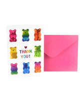 Holographic Bear Card with Envelope 15cm