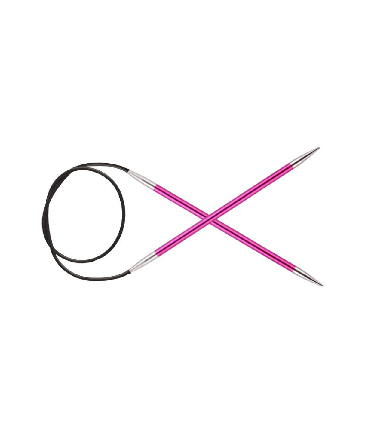 Circular needles 80 cm / 5.0mm - ZING Alu