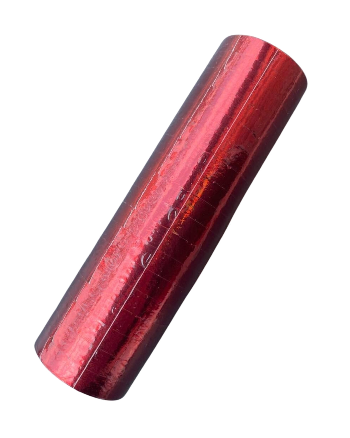 Serpentines in foil - red 4m 0.7cm 18 rings - 1 roll