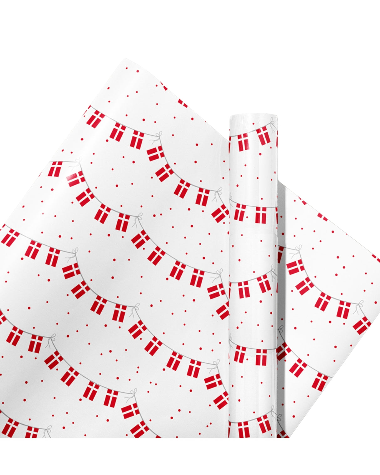 Gavepapir med flag 3x0,7m