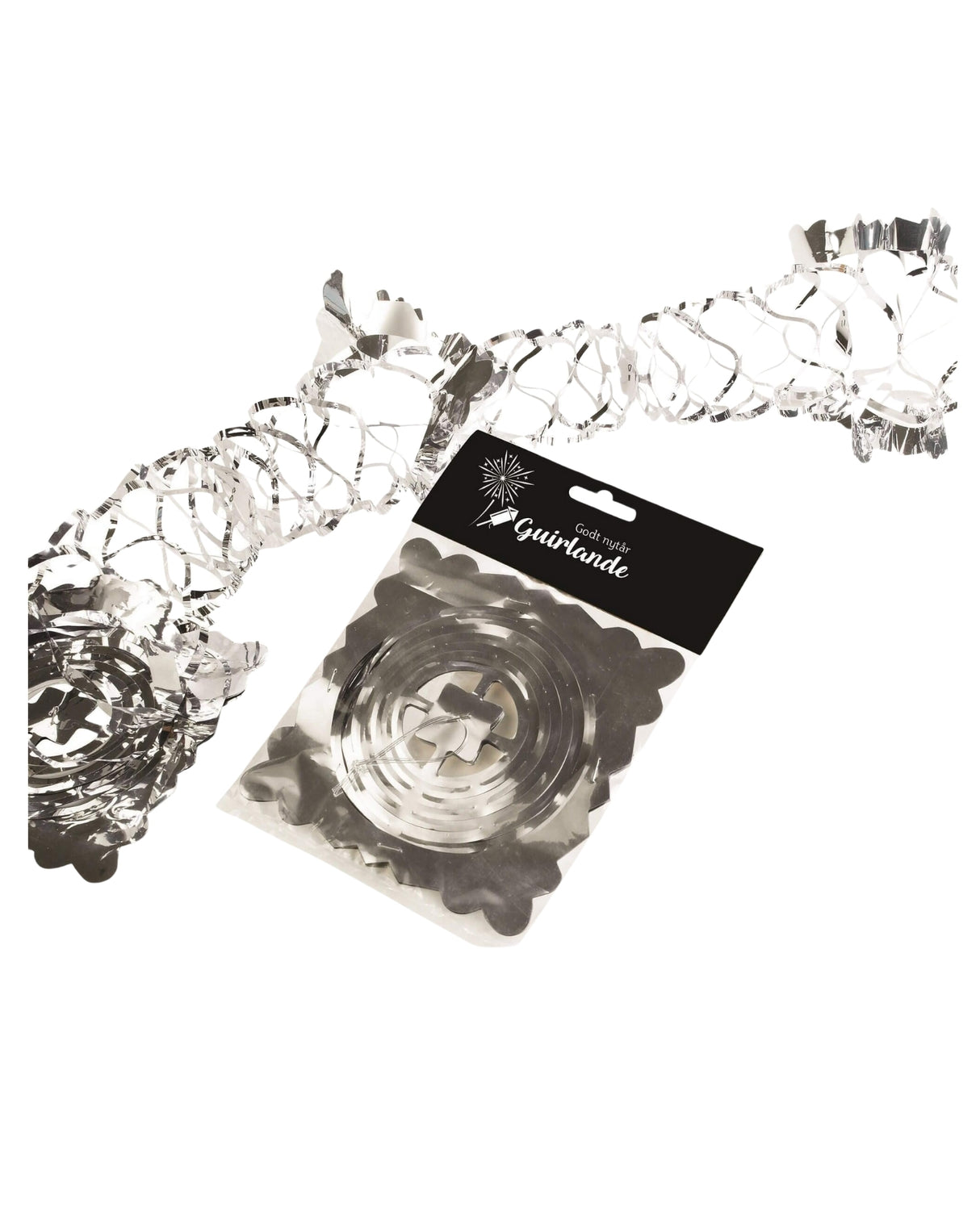 Guirlande 3 meter - Sølv