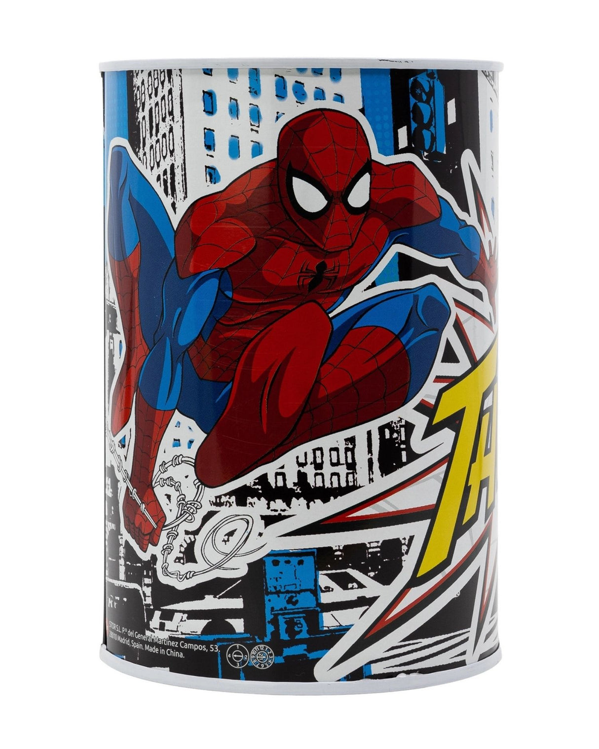 Spiderman sparebøsse i metal