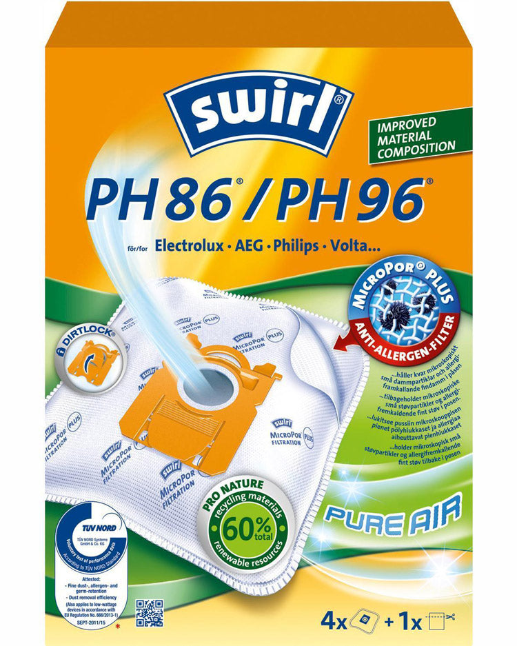 Støvsugerposer SWIRL PH86-PH96
