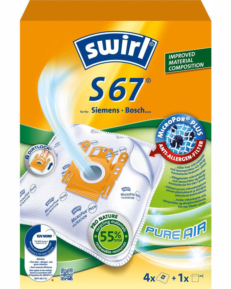 Støvsugerposer SWIRL S67