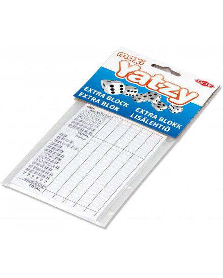 Maxi Yatzy ekstrablokke