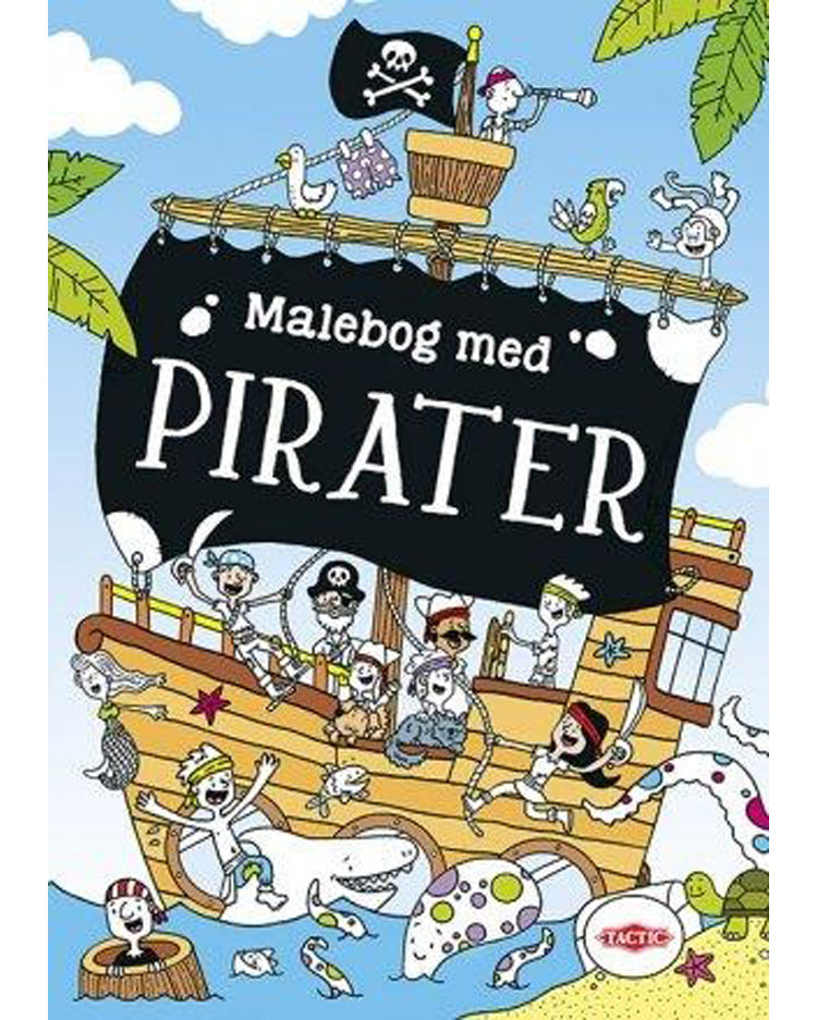 Coloring book with Pirates