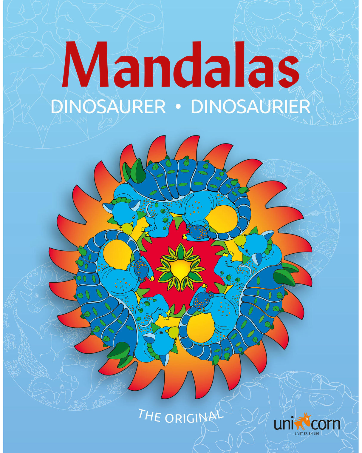 Mandalas med Dinosaur