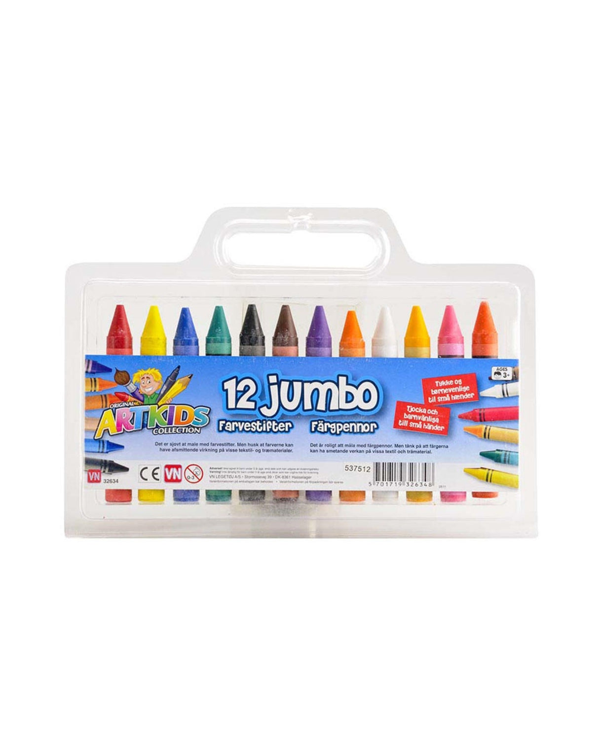 Jumbo farver 12 stk