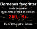 Pakker 20 % Ekstra