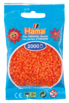 Hama mini perler orange 501-04
