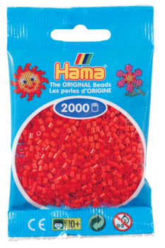 Hama mini perler rød 501-05
