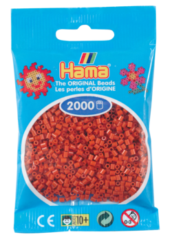 Hama mini perler rødbrun 501-20
