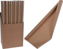 Pakkepapir brun - 70x300 cm