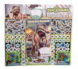 Stickers MEGA Dinosæt med 500