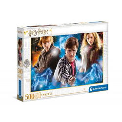 Puslespil 500 brikker - Harry Potter, Ron & Hermione