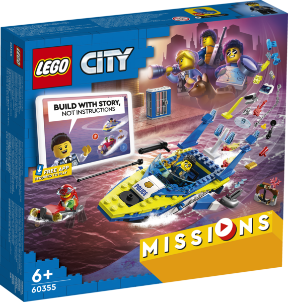 60355 LEGO City Missions Havpolitiets detektivmissioner