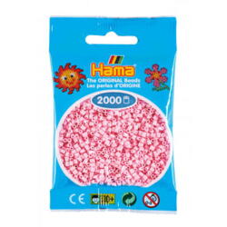 Hama mini perler lyserød 501-95